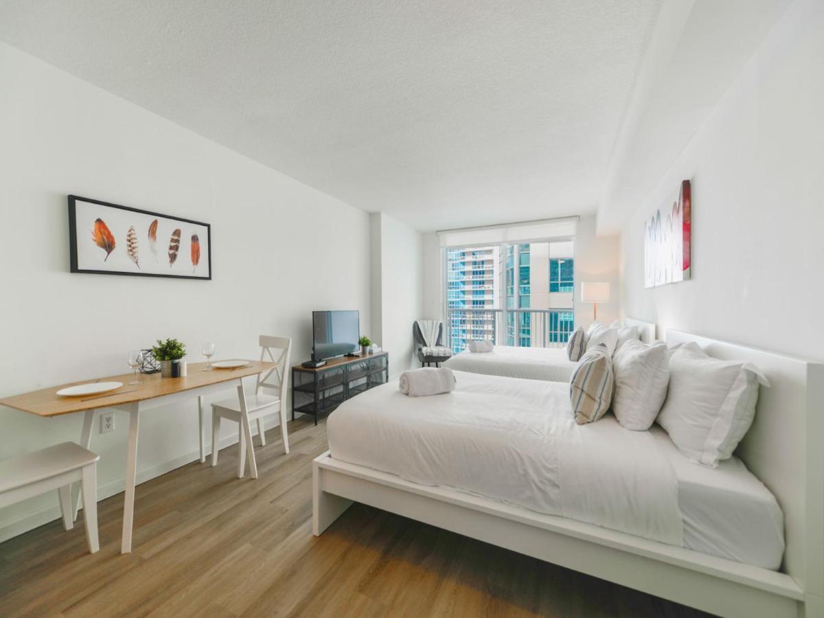 Cozy And Bohemian Studio In Brickell Miami Exterior foto
